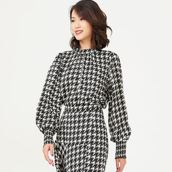 Houndstooth -print blouse - Image 4