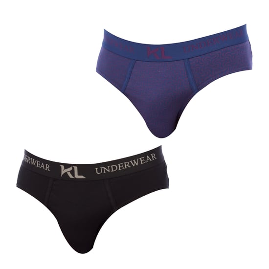 Pack-2 KLS2 men's breathable fabric basic briefs