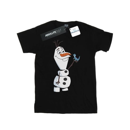 Disney Meisjes Frozen 2 Olaf en Salamander Katoenen T-Shirt (Zwart) - Image 1