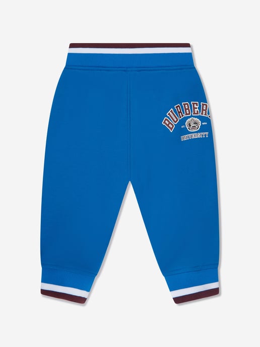 Burberry Baby Boys Sidney College Joggers in Blue