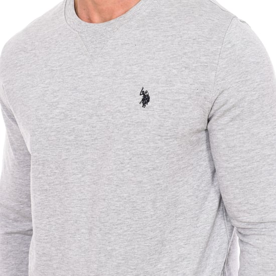 Long-sleeved crew-neck sweatshirt 67932 men