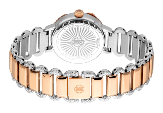 RC5L020M0105 Roberto Cavalli Womens Quartz Stainless Steel White MOP 5 ATM 30 mm Watch