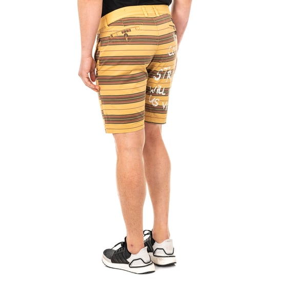 Bermuda shorts with straight cut hems and belt loops LMBG01 man