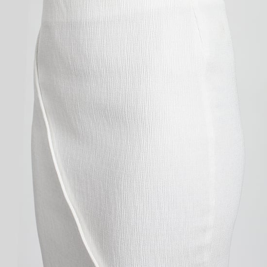 Asymmetrische rok open op het been - Image 4