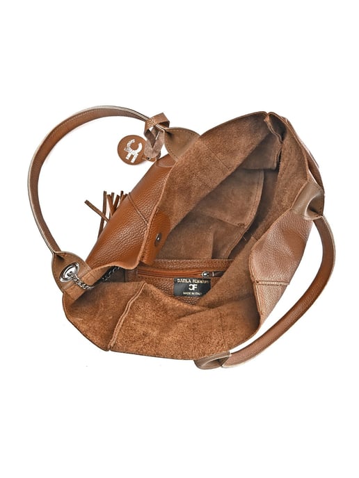 Carla Ferreri  Brown Leather Bag - Image 4