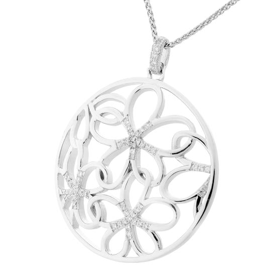 Orphelia Women's 925 Sterling Silver Chain with Pendant - Silver ZH-7216