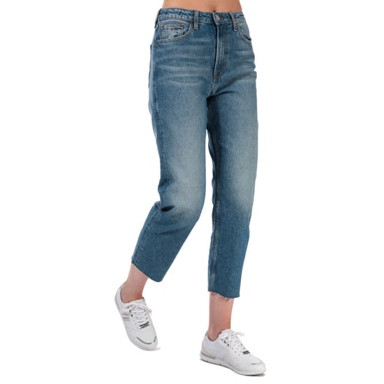 Women's Tommy Hilfiger Harper Straight Fit Stonewashed Jeans in Denim - Image 1