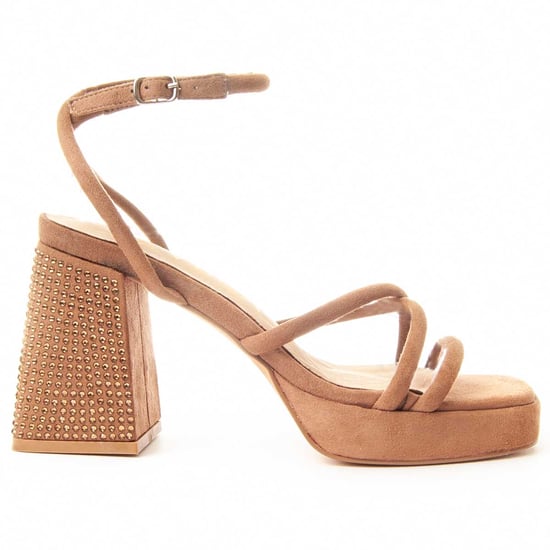 Montevita Heel Sandal Festsand In Brown - Image 1