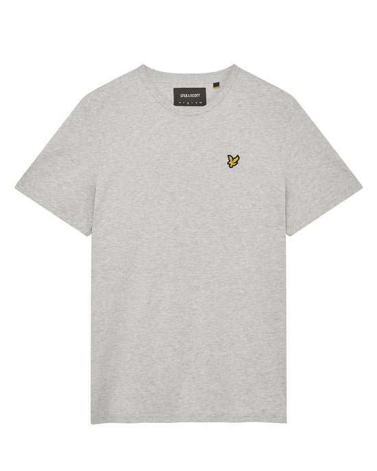 Lyle & Scott effen T-shirt in grijs - Image 5