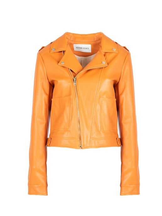 Silvian Heach Jacket Woman's Orange - Image 1