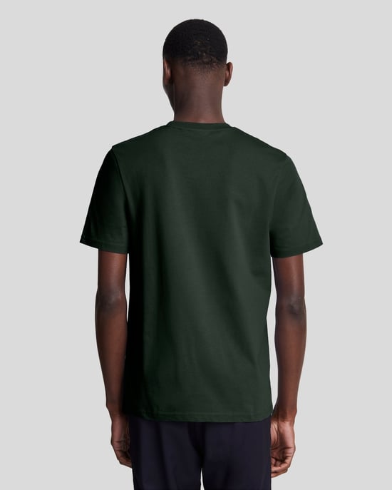 Mens Plain T-Shirt in Green - Image 3
