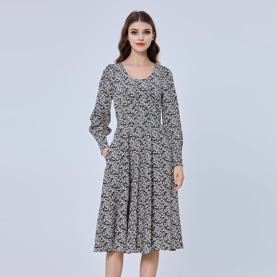 Midi Tea -jurk met Liberty Print - Image 1