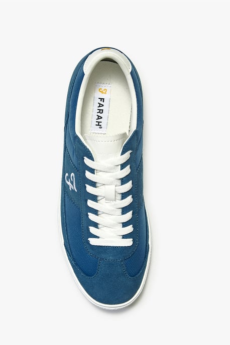 Farah Blue 'Stanton' Casual Lace Up Trainers