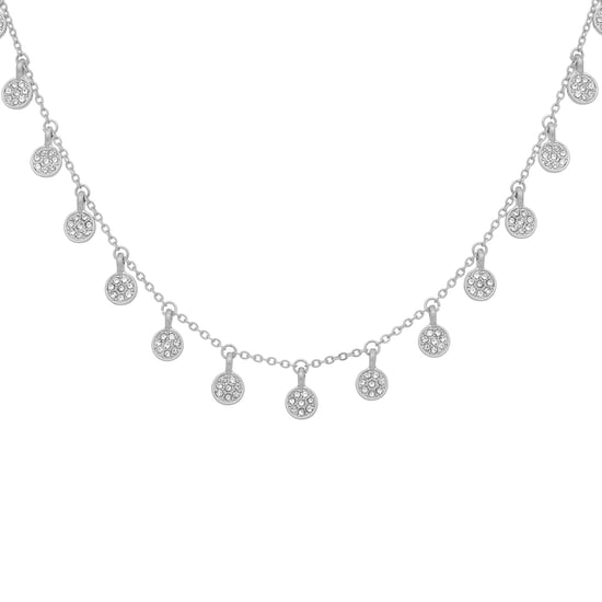 Silver Pavé Boho Choker Necklace