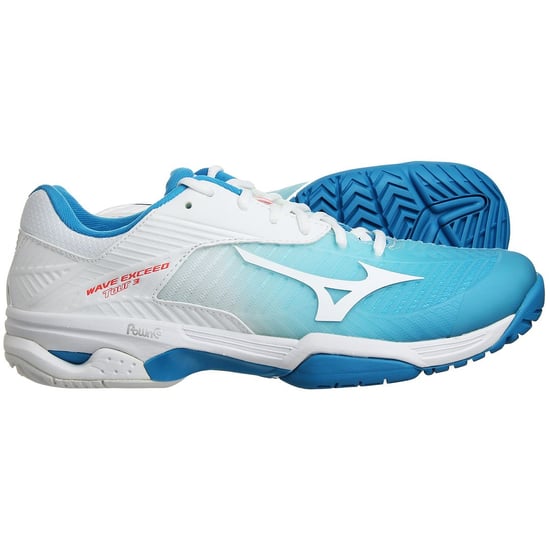 Mizuno Wave Exceed Tour 3 AC Damer Vita Tennisskor - Image 2
