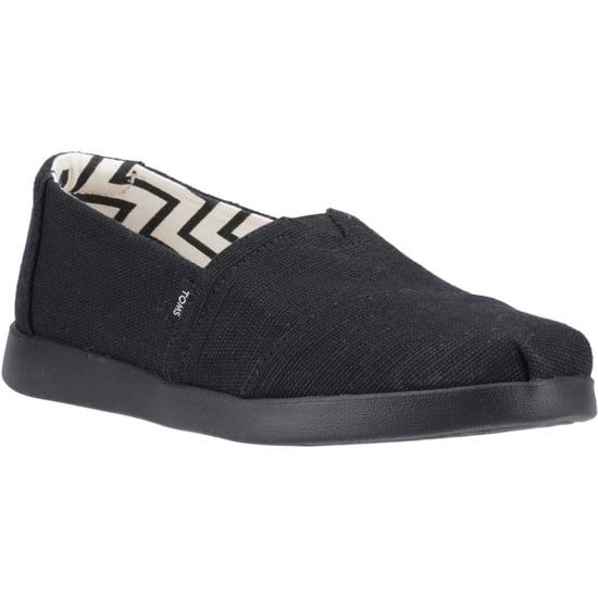 TOMS Alpargata Plus Jute Svart/Svart Espadrilles för damer - Image 1