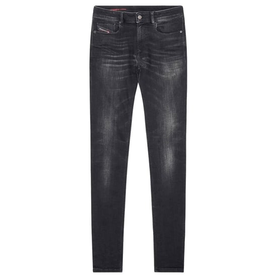 Diesel Sleenker vernietigde versterkte denim zwarte skinny jeans - Image 1