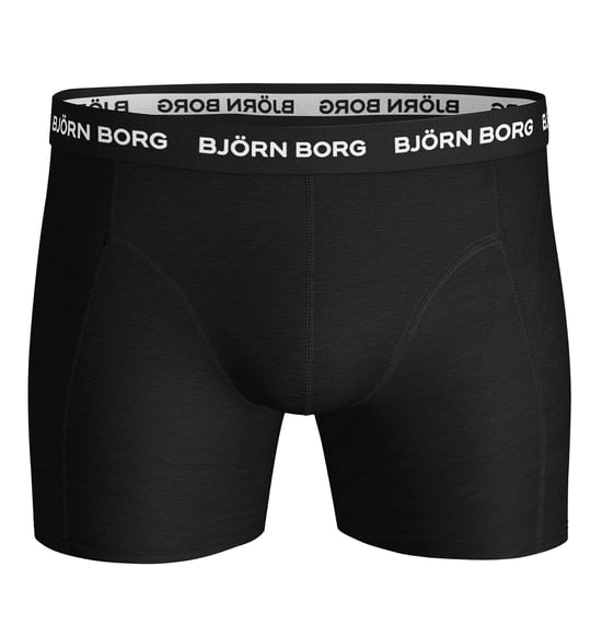 Björn Borg - 3 Par Herr Cotton Rich Comfort Stretch Fit Boxershorts - Svart - Image 2