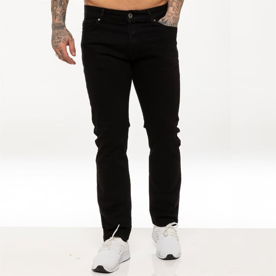 Kruze Heren Rechte Benen Stretch Jeans - Image 3