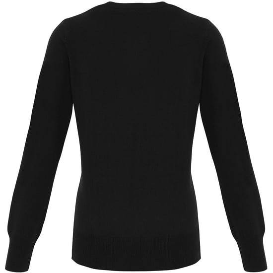 Premier Womens/Ladies Essential Acrylic Cardigan (Black) - Image 2