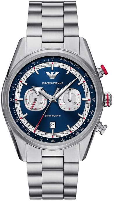 Emporio Armani Racer Heren Zilveren Horloge AR11676 - Image 1