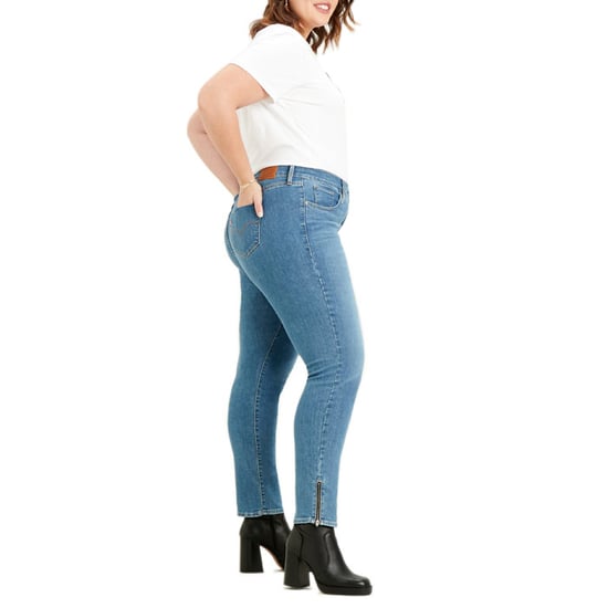 Women's Levis 311 Plus Skinny Ankle Zip Jeans Blue 24in Blue