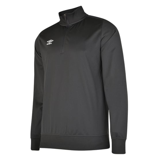 Umbro Childrens/Kids Club Essential Half Zip Sweatshirt (Black) - Image 1
