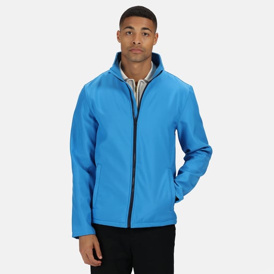 Regatta Mens Ablaze Printable Softshell Jacket (French Blue/Navy)