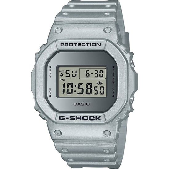 Casio G-shock Men's Silver Watch DW-5600FF-8ER - Image 1