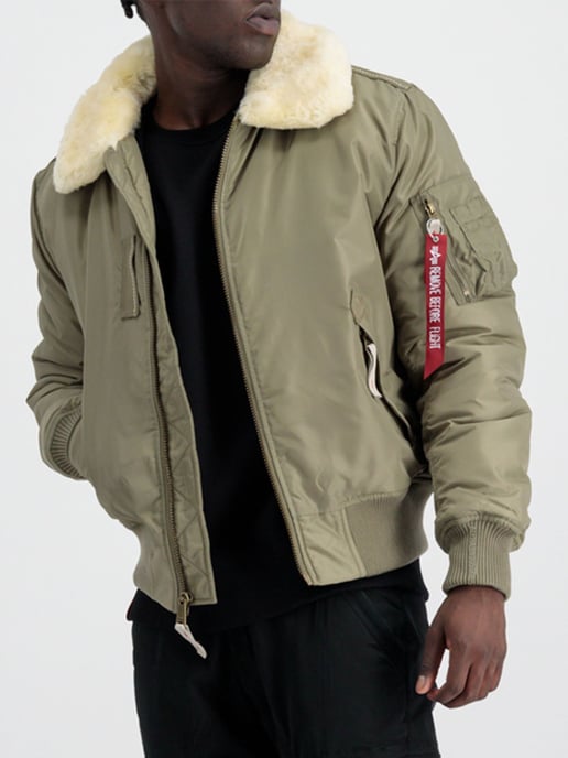 Alpha Industries Men's Injector III Flight Jacket in Green - Image 1