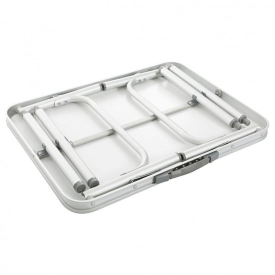 Trespass Trestles Portable Camping Table (Silver X)