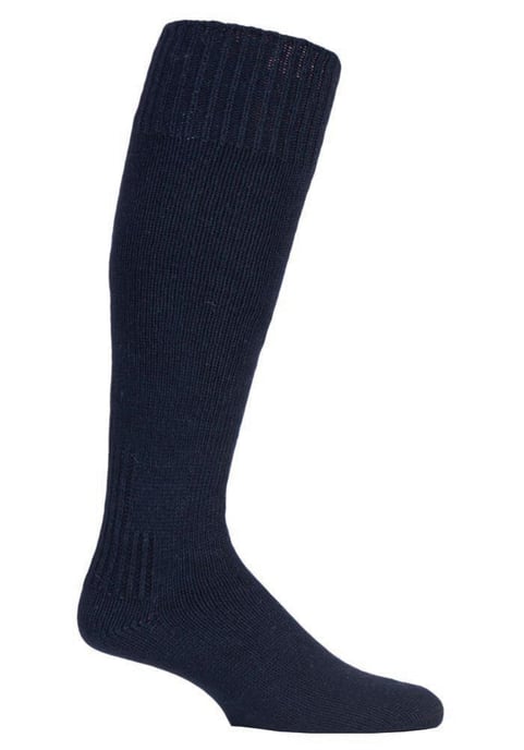 Knähöga fiskestrumpor för herrar | Socks Snob | Perfekt för fiske | 2 färger - Marin - Image 1