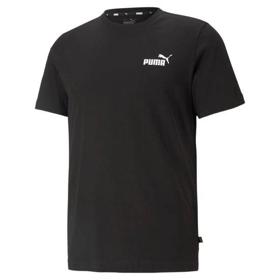 Men's Puma Essential Small Logo T-Shirt in Black - Image 4