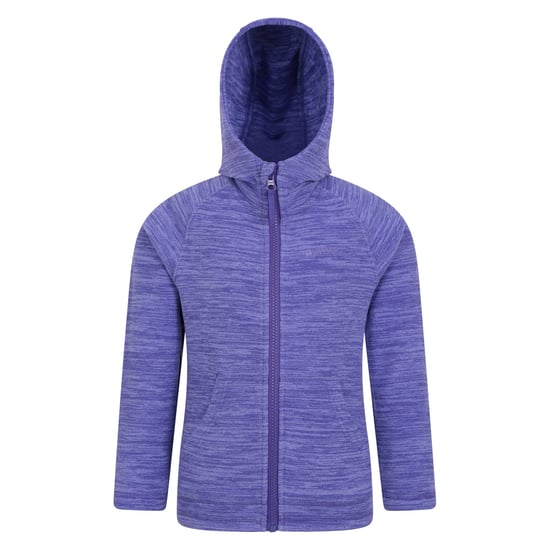 Mountain Warehouse Childrens/Kids Snowdonia II Full Zip Hoodie (Purple) - Image 1