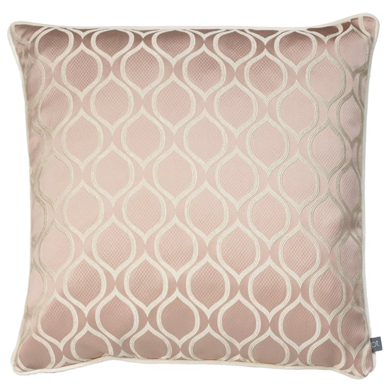Prestigious Textiles Solitaire Embroidered Geometric Piped Cushion Cover - Image 1