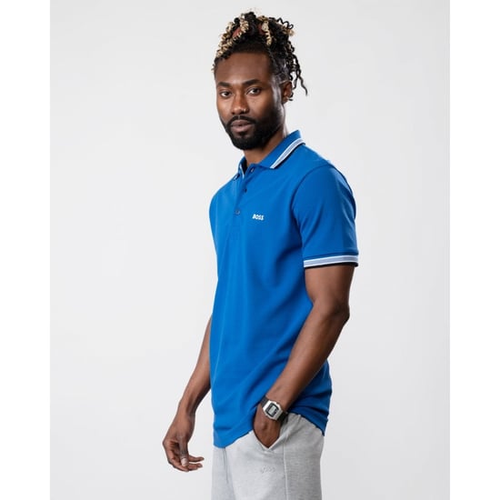 BOSS Green Paddy Curved Mens Polo - Image 4