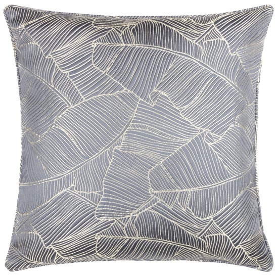 Wylder Tropics Seymour Embroidered Jacquard Satin Piped Cushion Cover