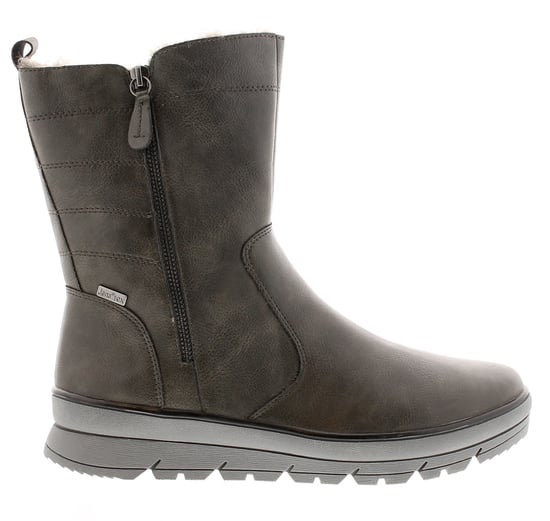 Jana Womens Boots Jessa Zip Fastening graphite