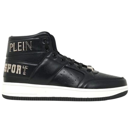 Plein Sport Hi-Top Bold Brand Black Sneakers - Image 1