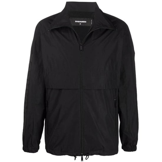 Dsquared2 Men's High Neck Zipped Lightweight Jacket Black
