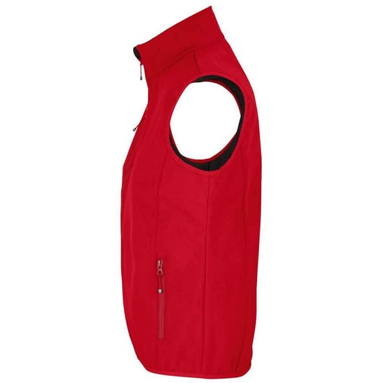 SOLS Dames/dames Falcon Softshell gerecyclede bodywarmer (Peperrood) - Image 2