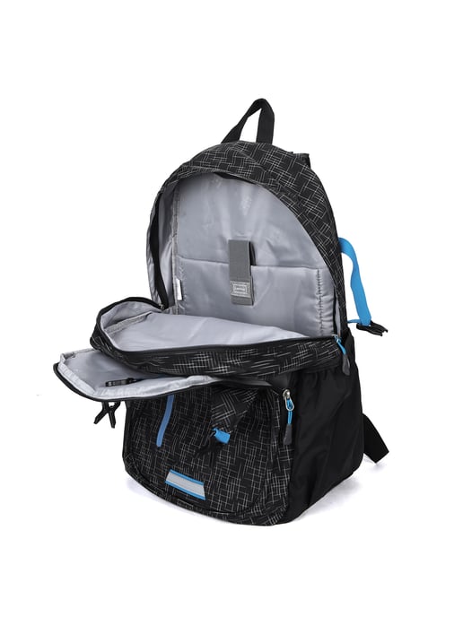 Aoking Backpack Unisex BLACK AND BLUE - Image 5