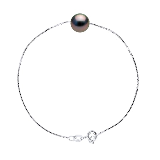 DIADEMA - Bracelet - Tahitian Pearl - Silver