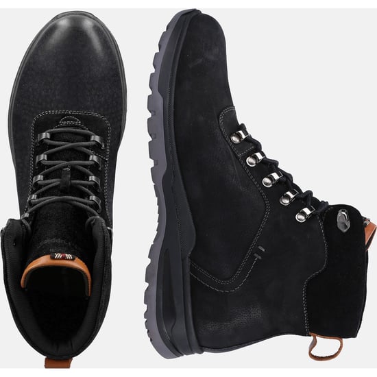Hush Puppies Paul Leather Herrstövlar i svart nubuck - Image 6
