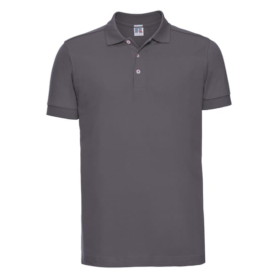 Russell Mens Stretch Short Sleeve Polo Shirt (Convoy Grey)