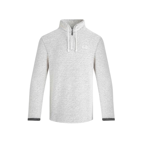 Weird Fish Mens Cruiser Macaroni Quarter Zip Pullover (Ecru) - Image 1