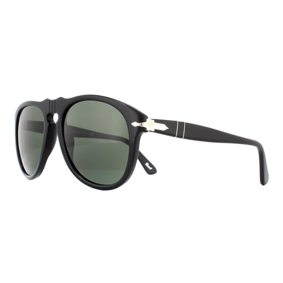Persol Solglasögon 649 95/31 Svart Grön 54mm - Image 2