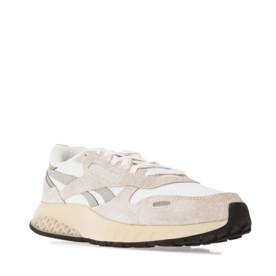 Men's Reebok Classics Classic Leather Hexalite Trainers in White Grey