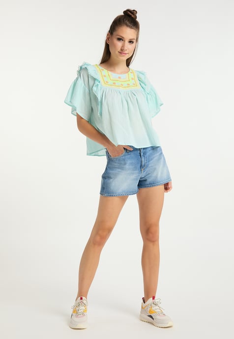 Mymo Blouse Dames munt - Image 2