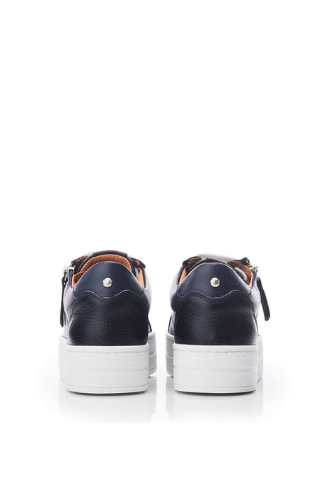 'Abbiy' Navy Leather